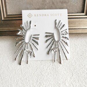 Kendra Scott Melody Silver Hoop Earrings
